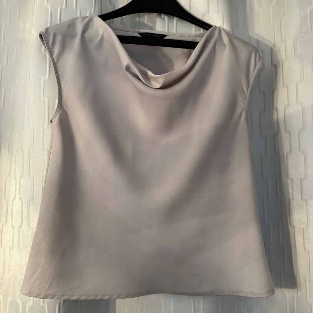 Banana Republic Light Grey Sleeveless Top- Size XS